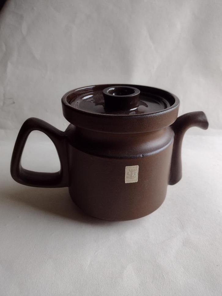 Cor Unum d. bruine koffiepot / theepot / Zweitse Landsheer, Verzamelen, Retro, Huis en Inrichting, Ophalen
