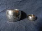 Zilveren set, servetring en vingerdoekring Van Kempen 44 gr, Antiek en Kunst, Ophalen of Verzenden, Zilver