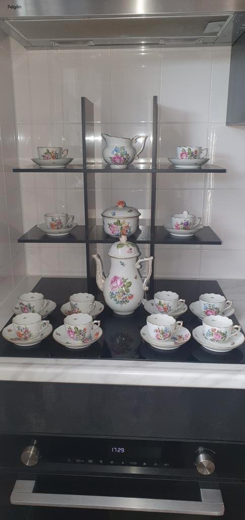 Herend thee/ koffie servies 27 delen, Antiek en Kunst, Antiek | Servies compleet, Ophalen of Verzenden