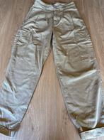 carhartt wip collins dames cargo broek beige maat 28 logo on, Beige, Ophalen of Verzenden, Zo goed als nieuw, Maat 36 (S)