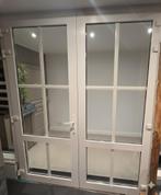 Openslaande kunststof tuindeuren inclusief kozijn, Doe-het-zelf en Verbouw, Ophalen, Glas, 120 cm of meer, 215 cm of meer