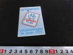 sticker UNIGARANT Fiets garant Plan verzekeringen, Ophalen, Zo goed als nieuw