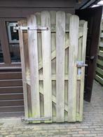 Gratis houten schuttingdeur met slot en scharnieren, Tuin en Terras, Ophalen, Minder dan 3 meter, Hout, 1 tot 2 meter