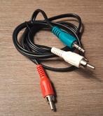 Jack pins naar Tulp/RCA. 1.2 meter, Ophalen of Verzenden, Nieuw, Minder dan 2 meter, Luidsprekerkabel