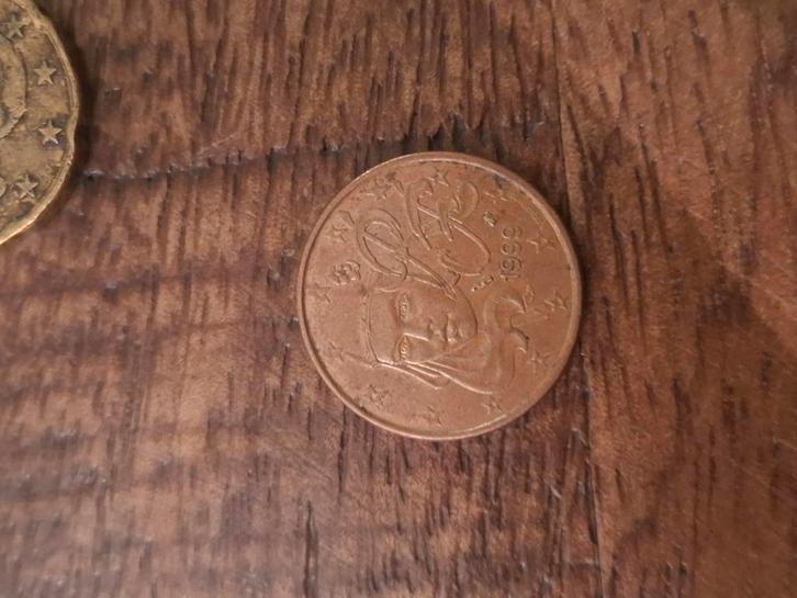 Franse 5 cent 1999 zeldzaam!, Postzegels en Munten, Munten | Nederland, Ophalen of Verzenden