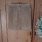 Stoere ribcord corduroy rok+leuk detail Josephine & Co  mt M, Kleding | Dames, Ophalen of Verzenden, Gedragen, Bruin