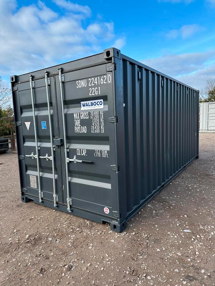Nieuwe 20 ft containers diverse kleuren, Doe-het-zelf en Verbouw, Containers, Ophalen of Verzenden