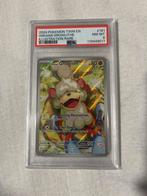Hisuian Growlithe Illustration Rare PSA 8, Ophalen of Verzenden, Zo goed als nieuw, Losse kaart, Foil