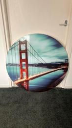 Glas schilderij Golden Gate Bridge, Ophalen, Zo goed als nieuw, Schilderij, 75 tot 100 cm