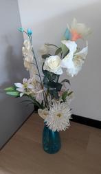Mooie kunstbloemen in vaas, Ophalen of Verzenden, Zo goed als nieuw