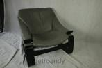 Vintage fauteuil ontwerp door Ake Fribytter voor Nelo mobel, Hout, Gebruikt, 50 tot 75 cm, Ophalen