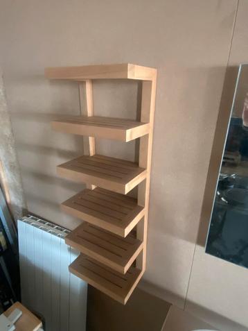 Teak Handdoekrek / Badkamerrek - 99cm Hoog beschikbaar voor biedingen