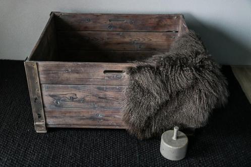 Houten PTT bak, Huis en Inrichting, Woonaccessoires | Kisten, Zo goed als nieuw, Minder dan 50 cm, Ophalen