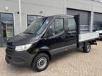 Mercedes-Benz Sprinter 317CDI Dubbelcabine Openlaadbak Airco, Gebruikt, Euro 6, Zwart, Mercedes-Benz