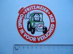 sticker oud FRITZMEIER TRAKTOR landbouw agrarisch tractor, Verzenden, Zo goed als nieuw, Bedrijf of Vereniging