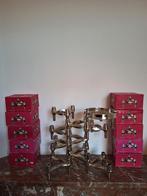 BMF Vintage kandelaar Frits Nagel 10 stuks met schaal, Huis en Inrichting, Woonaccessoires | Kandelaars en Kaarsen, Ophalen of Verzenden