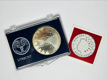 50 Gulden 1987-Gouden Huwelijk Juliana & Bernhard-Zilver-FDC beschikbaar voor biedingen