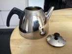 Dubbelwandige rvs theepot - Douwe Egberts retro, Huis en Inrichting, Keuken | Keukenbenodigdheden, Ophalen, Gebruikt