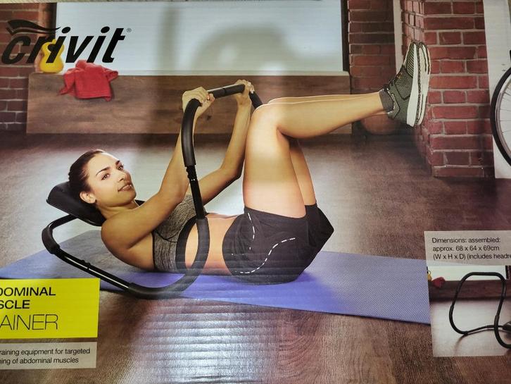 Buikspiertrainer Crivit, Sport en Fitness, Fitnessmaterialen, Zo goed als nieuw, Overige typen, Buik, Ophalen of Verzenden