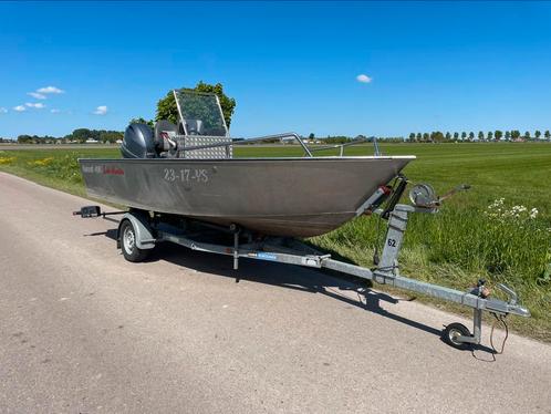 Te koop: Marcraft LakeHunter 496 met Yamaha 80PK, Watersport en Boten, Vis- en Consoleboten, Zo goed als nieuw, 70 pk of meer