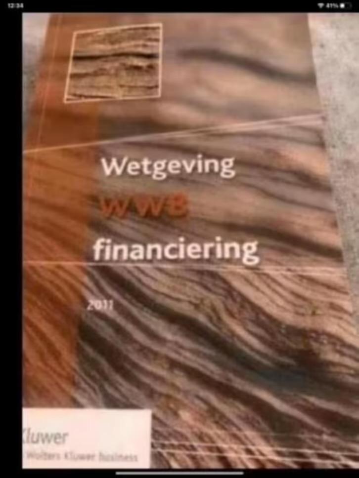 wetgeving wwb financiering, Ophalen of Verzenden, Beta