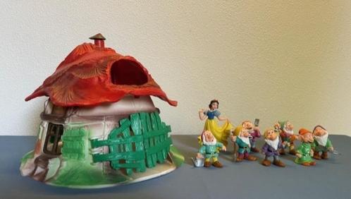 Sneeuwwitje Compleet Huis Bullyland incl Poppetjes, Verzamelen, Disney, Gebruikt, Beeldje of Figuurtje, Sneeuwwitje of Doornroosje