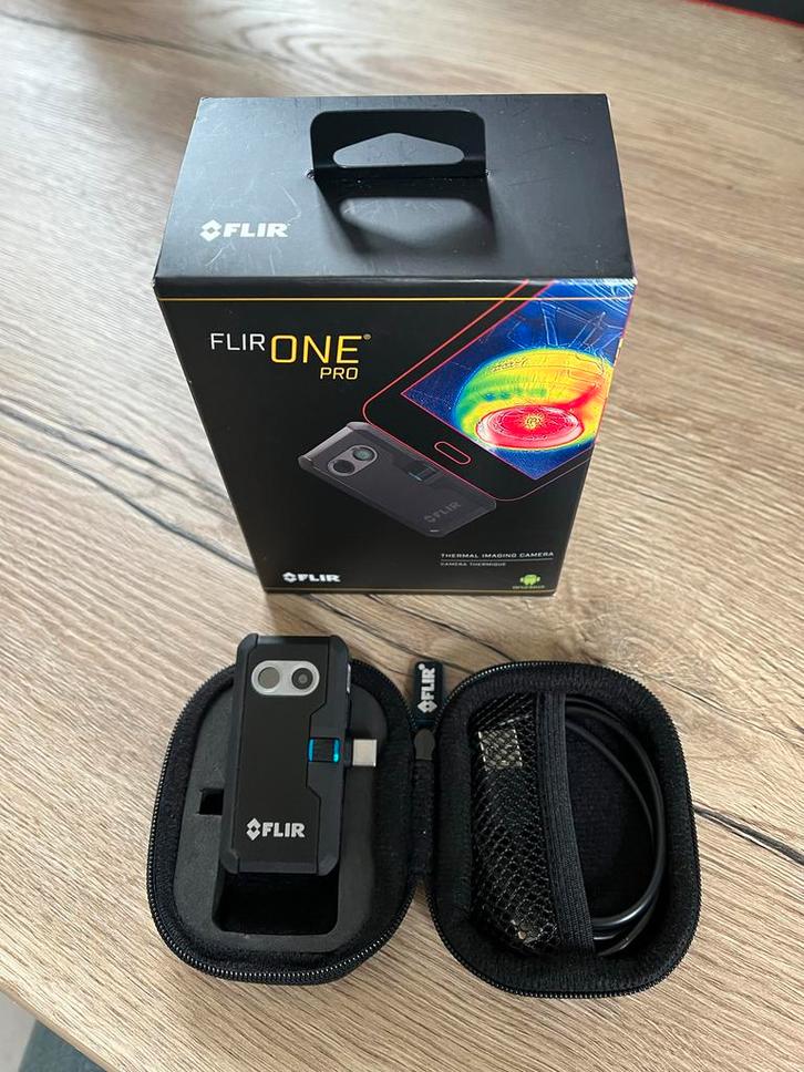 FLIR One Pro Warmtebeeldcamera Android, Doe-het-zelf en Verbouw, Meetapparatuur, Zo goed als nieuw, Ophalen of Verzenden