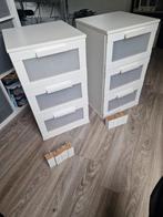 2 x  ikea brimnes nachtkastje, Huis en Inrichting, Ophalen, Gebruikt, Hout