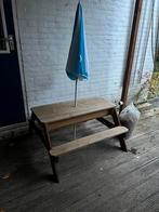 Kinder picknick + zandtafel met parasol, Tuin en Terras, Zo goed als nieuw, Nvt, Rechthoekig, Nvt