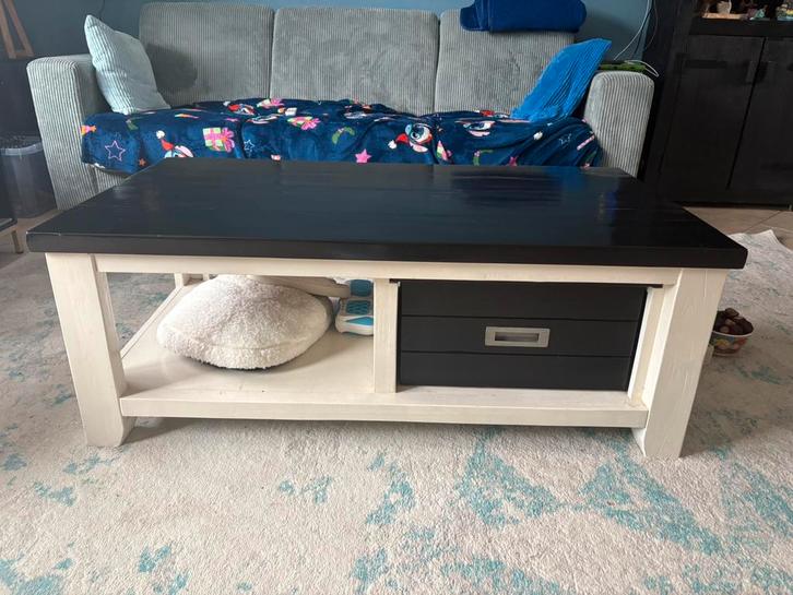 Salontafel zwart-wit, Huis en Inrichting, Complete inboedels, Ophalen