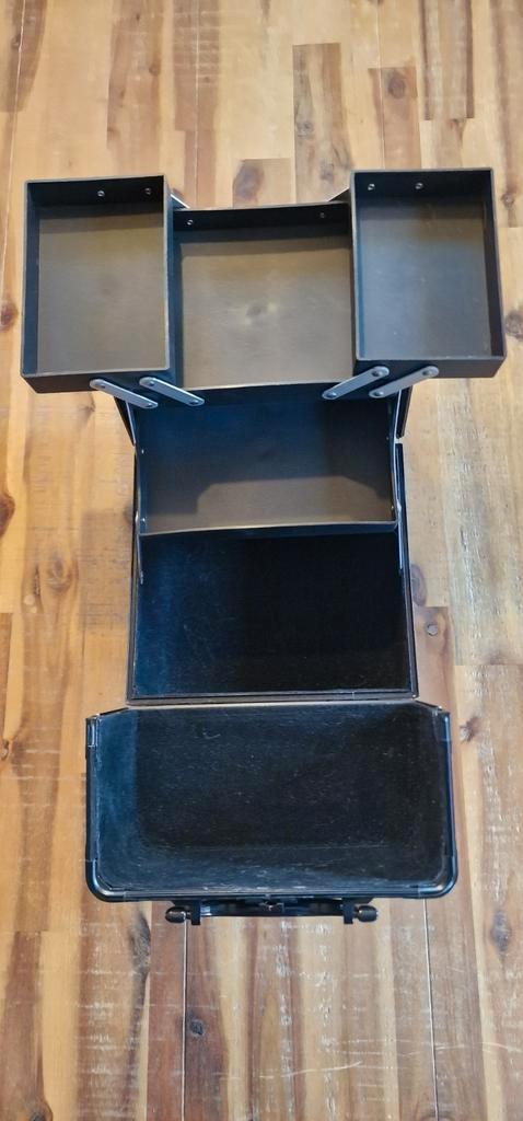 Douglas Make-up Koffer - Zwart, Sieraden, Tassen en Uiterlijk, Beautycases, Gebruikt, Hardcase, Zwart, Met slot, Ophalen of Verzenden