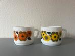 2 x arcopal Lotus kopjes vintage retro servies ruilen / Gray, Ophalen, Huis en Inrichting