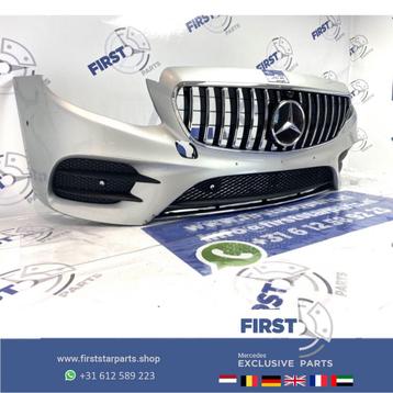 W213 W238 E43 AMG VOORBUMPER ZILVER GRIJS + GT PANAMERICANA  beschikbaar voor biedingen