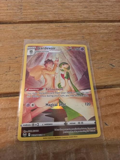 Gardevoir pokemon kaart, Hobby en Vrije tijd, Verzamelkaartspellen | Pokémon, Zo goed als nieuw, Losse kaart, Foil, Ophalen of Verzenden