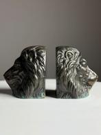 Set van 2 boekstoppers / boeksteunen brons leeuw, Antiek en Kunst, Ophalen