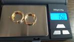 gouden oorbellen, Ophalen of Verzenden, Goud, Goud, Hangers