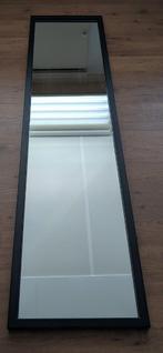 Passpiegel Staand met Zwart Metalen Frame (184.5 cm x 46 cm), Ophalen, Minder dan 50 cm, Zo goed als nieuw, 150 tot 200 cm
