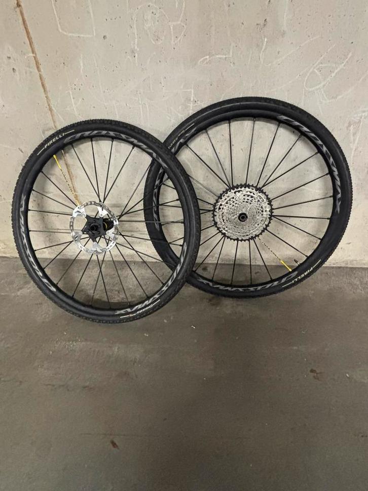 Set carbon gravel wielset Mavic Crossmax 29 inch 40mm, Fietsen en Brommers, Fietsonderdelen, Zo goed als nieuw, Algemeen, Wiel