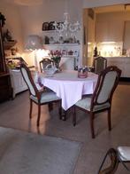 Klassiek romantische complete eethoek. Ovaal met 4 stoelen, Huis en Inrichting, Complete eetkamers, 4 tot 6 stoelen, Romantiek