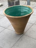 Terracotta waterplanten pot, Tuin en Terras, Bloembakken en Plantenbakken, Ophalen, Steen, Gebruikt, Rond