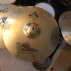 Zildjian BIG CRASH Cymbals vintage/pre-owned 18"-21”, Gebruikt, USA, Drums of Percussie, Ophalen of Verzenden