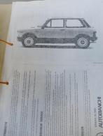 Copy, Handleiding, Autobianchi 112A, Auto diversen, Ophalen of Verzenden