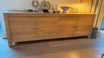 Wit geolied eiken dressoir (240x50x80 cm (lxdxh)), Huis en Inrichting, Ophalen, Gebruikt, Eikenhout, 200 cm of meer