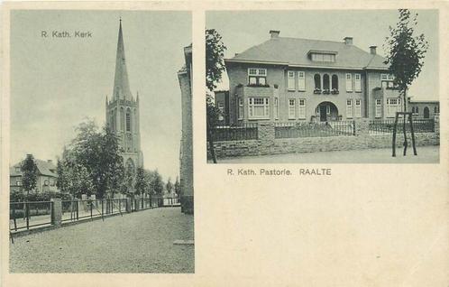 (304-090-011) Raalte R. Kath. Kerk en Pastorie, Verzamelen, Ansichtkaarten | Nederland, Overijssel, Verzenden
