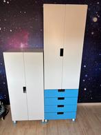 2 Jongens babykasten blauw/wit, Ophalen, Gebruikt