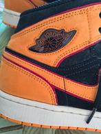Air Jordan 1 Mid Black Orange, Overige kleuren, Air Jordan, Ophalen of Verzenden, Sneakers of Gympen