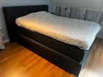 Boxspring 160x200 incl. Emma diamond topper, Ophalen, Gebruikt, Zwart, Tweepersoons