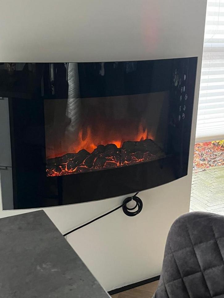 Te koop electrische sfeerhaard 2000w hang., Huis en Inrichting, Haarden, Zo goed als nieuw, Elektrische haard, Ophalen of Verzenden