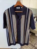 Overhemd met dessin WE Fashion maat L, Zwart, Ophalen of Verzenden, Zo goed als nieuw, Halswijdte 41/42 (L)