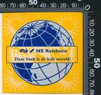 Sticker: NS - Nederlandse Spoorwegen - Reisburo, Ophalen of Verzenden